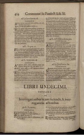 Libri Undecimi.