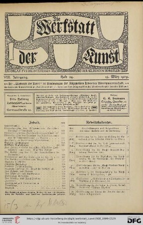 Heft 24 (15. März 1909)