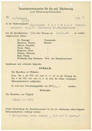 Brodmann, Balthasar