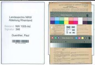Entnazifizierung Paul Guenther , geb. 31.03.1901 (Angestellter)