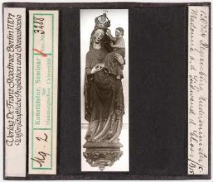 Regensburg: Niedermünster, Madonna an der Südwand des Chores (Stoedtner-Nr. 120724)