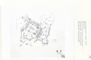 Theater (Diplomarbeit bei Peter Poelzig): Grundriss Erdgeschoss 1:200