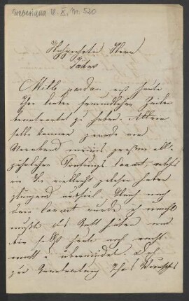 Brief an Friedrich Wilhelm Jähns : 05.1870