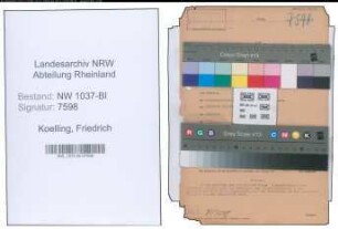 Entnazifizierung Friedrich Koelling , geb. 09.02.1896 (Steiger)