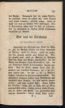 Was nach der Christenheit ausgeführet wird.