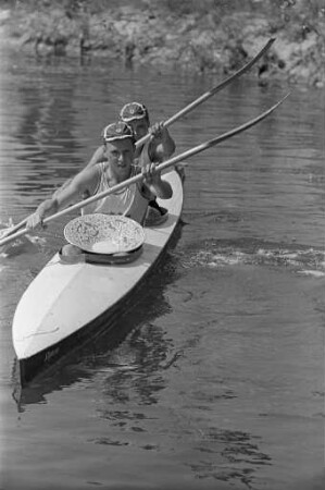 Internationale Kanu-Regatta Karlsruhe 1950.