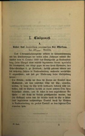 Entscheidungen des Großherzoglich Mecklenburgischen Oberappellationsgerichts zu Rostock, 4
