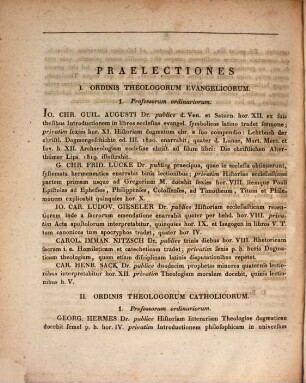 Index praelectionum auspiciis Augustissimi et Potentissimi Regis Friderici Wilhelmi III. in Universitate Fridericia Wilhelmia Rhenana ... publice privatimque habendarum. 1824/25
