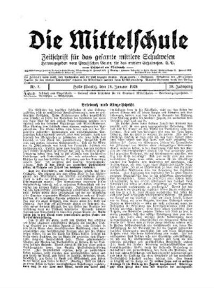 Lesebuch und Einzelschrift