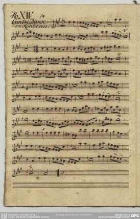 14. Anonymus, Contredanses, A-Dur