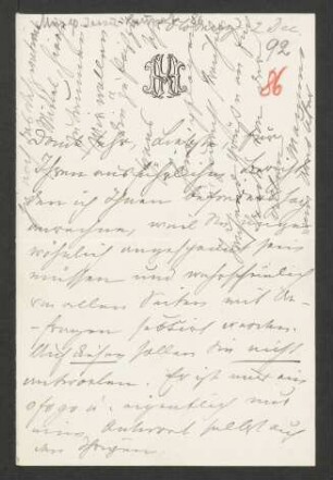 Brief an Marie von Bülow : 02.12.1892