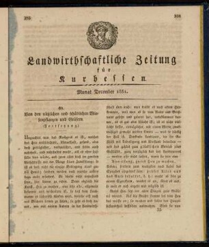 Monat December 1831