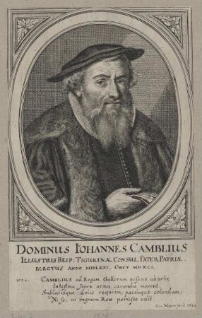 Bildnis des Iohannes Camblius