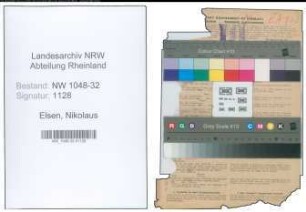 Entnazifizierung Nikolaus Elsen , geb. 03.05.1892 (Beamter)
