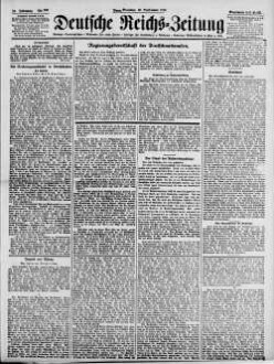 Deutsche Reichs-Zeitung. 1871-1934