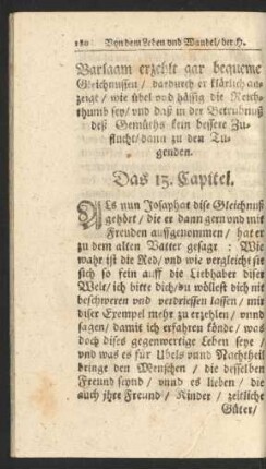 Barlaam erzehlt ... Das 13. Capitel