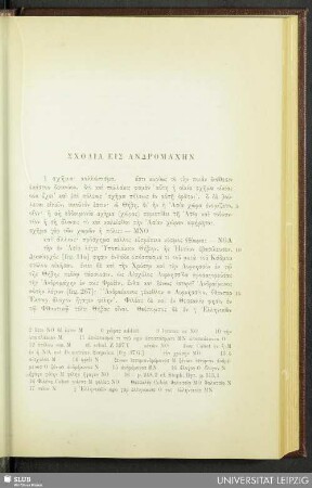 Scholia eis Andromachen