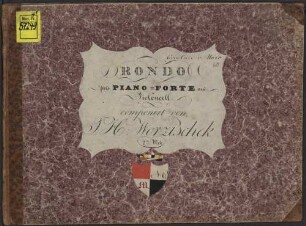 Rondo : für's Piano-Forte u. Violoncell ; über d. beliebten Bolero ; 2. Werk