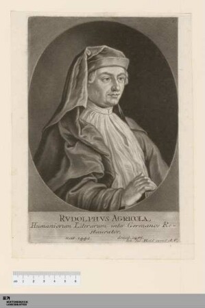 [Bildnis Rudolf Agricola] : Rudolphus Agricola
