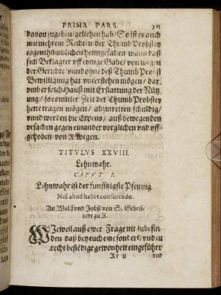 Titulus XXVIII. - Titulus XXX.