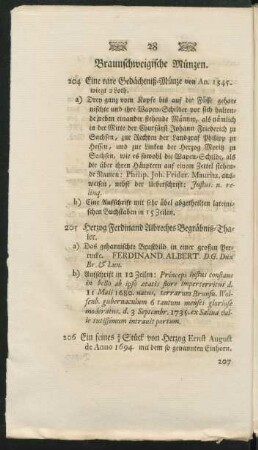 Braunschweigische Münzen