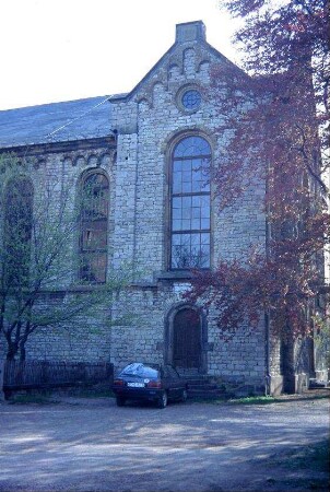 Kirche, Südwestecke; Kirche ist um 1872 gebaut worden
