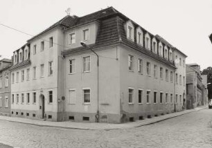 Radeberg, Doppelwohnhaus : Radeburg. Doppelwohnhaus. Eckansicht