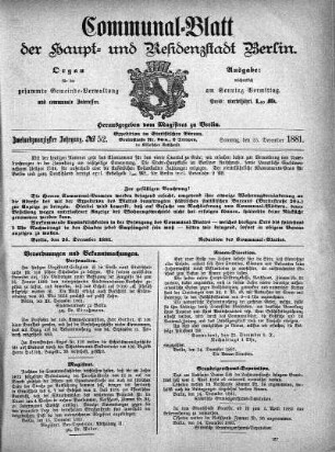 1881,52: No. 52, 25. Dezember 1881