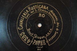 Cavalleria rusticana : Aria di Santuzza / (Mascagni)