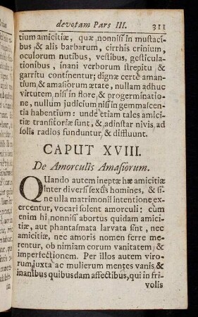 311-319, Caput XVIII