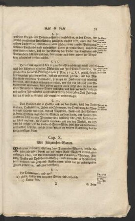 Cap. X. Von Zeugmacher-Waaren