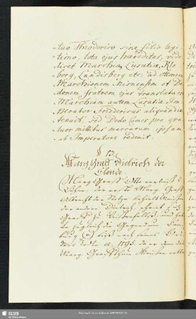 13. Marg Graf Dietrich der Elende.
