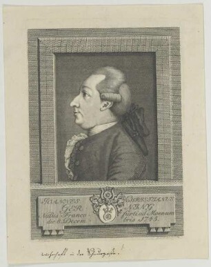 Bildnis des Joannes Christianus Gerning