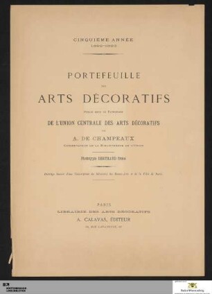 5. Année: Cinquième Année 1892-1893