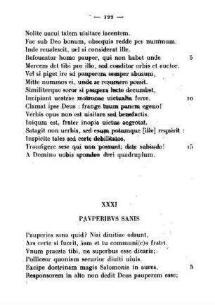 XXXI - XXXIX