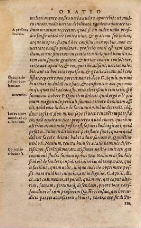 M. Tvllii Ciceronis Orationvm pars ..., 1