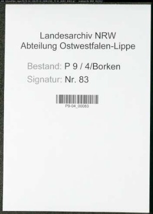 Namensverzeichnis Borken, Todesfälle