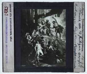 Rubens, Thronende Maria mit Kind und Heiligen (Antwerpen KMSK unidentifiziert)