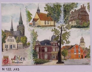 Ahlen in Westfalen - Postkarte