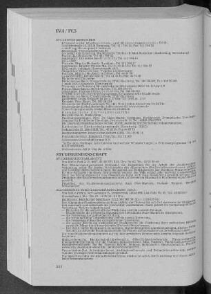 IV.5 Studierendenschaft
