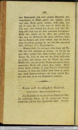 Neun und dreißigstes Kapitel. Nackensistel, Maulwurfsgeschwulst