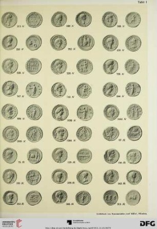 Tafel I-XVI