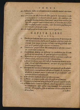 Capita Libri Quarti.
