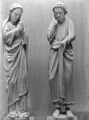 Maria und Johannes von einem Triumphkreuz