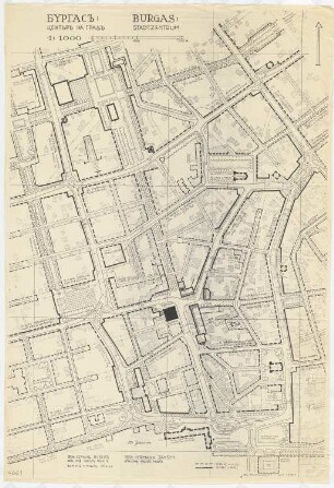 Stadterweiterung Burgas: Lageplan 1:1000