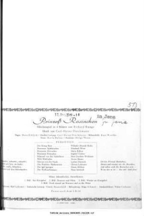 Prinzeß Rosinchen
