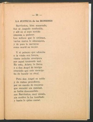 La justicia de los hombres