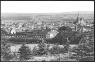 Kamenz. Blick auf Kamenz vom Hutberg