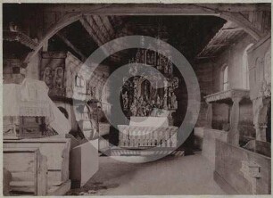 Chor der evangelischen Kirche Matzdorf