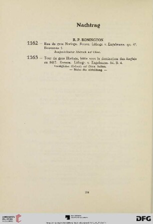 Nachtrag (Nr. 1162-1163)